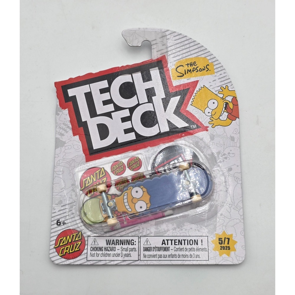 Tech Deck 2025 5/7 Santa Cruz The Simpsons Marge Simpson Fingerboard